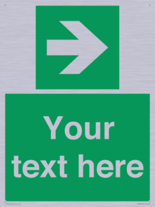 Custom Arrow Right Sign